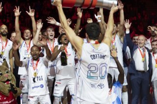 Fribourg Olympic: des succès sportifs, mais une situation financière moins rose KEYSTONE/PETER KLAUNZER